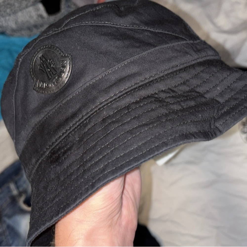 Moncler Dark Gray Bucket Hat